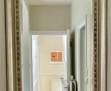 Antique silver mirror