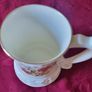 Royal Stuart By Royal Tara Bone China Gold Gilt Large Floral Tankard / Vase Made In Galway Ireland Image 3