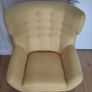 Kubrick Wing Back Armchair, Ochre Yellow Image 10