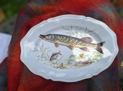 Limoges Pike Fish Platter