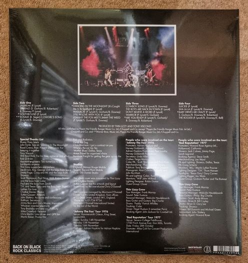 Thin Lizzy - Live And Dangerous Limited Edition Remastered Coloured 2 x Vinyl LP