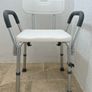 Shower Chair with Backrest and Armrests Image 2