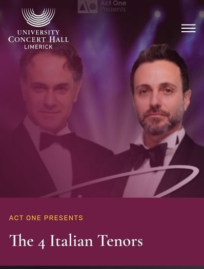 The 4 Italian Tenors tickets x2