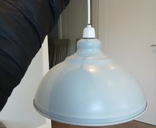 kitchen grey lamp