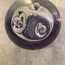 New Purple Handcrafted Glass Paperweight Image 2