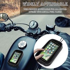 Universal Motorcycle Fuel Tank Bag With Magnetic Waterproof Moto Fuel Tank For Mobile Phone Holder Case Transparent Touch Screen