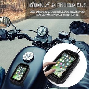 Universal Motorcycle Fuel Tank Bag With Magnetic Waterproof Moto Fuel Tank For Mobile Phone Holder Case Transparent Touch Screen