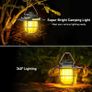 FREE EXPRESS SHIPPING Camping Lantern, Rechargeable Retro Camping Tent Lights Lamp Image 5