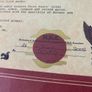 Pierce Family Name History by The Historical Research Center Certificate of Authenticity issued 2002 Image 3