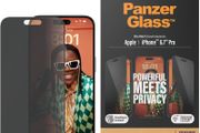 PanzerGlass Privacy Screen Protector for iPhone 15 Plus - Ultra-Wide Fit and scratch-resistant tempered glass iPhone screen and privacy protector - with mounting aid for easy installation