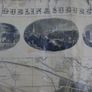 Antique DUBLIN. Map of Dublin & Suburbs with 22 vignettes of Dublin landmarks. Published by Edward Heffernan, 1st June, 1868, 12 Charleville Road, Rathmines. 28" x 22,5". Linen backed. Frayed at edges Image 2