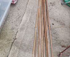 Bamboo poles