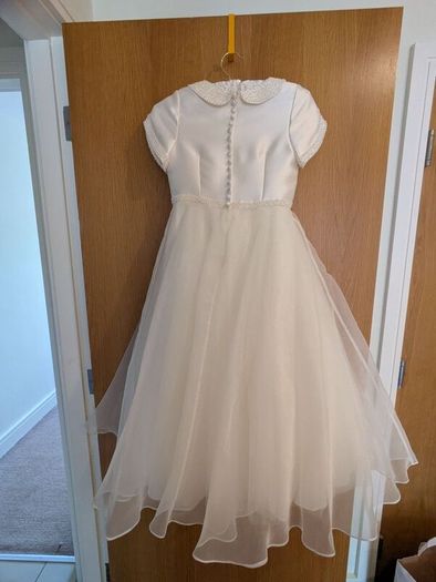 Communion dress (Arnott's) and accessories