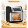 Innsky Hot Air Fryer 10 L, 1500 W Airfryer Hot Air Fryer with 10 Programmes, Hot Air Oven with 6 Accessories, Air Fryer without Oil Image 3