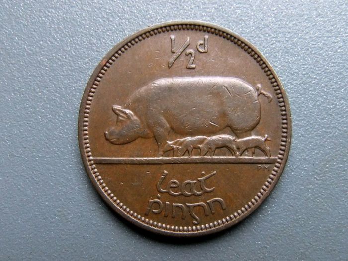 1953 Half Penny