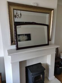 mirror mahogany vintage