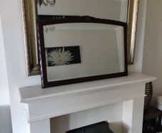 mirror mahogany vintage