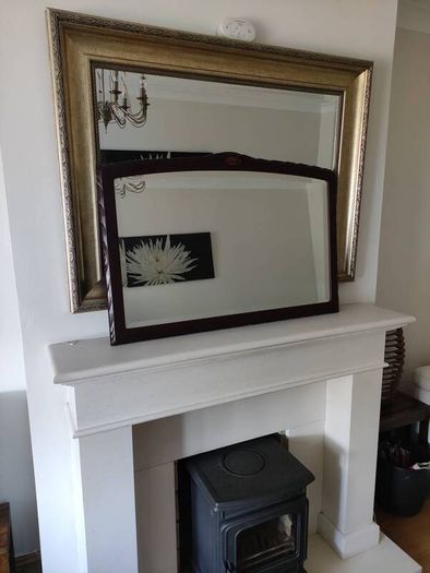mirror mahogany vintage