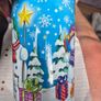 Metal Canister Christmas scene Image 3