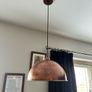 Hanging copper and gold hanging pendant light Image 3