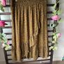 Bnwot fransa mustard/olive pattern shirt size small wrap effect frilled detail Image 3