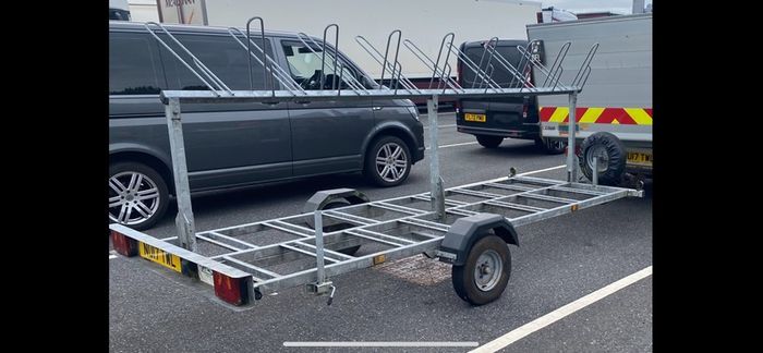 cycle trailer  16 cycles galvanized