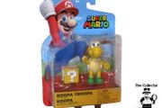 Super Mario Koopa Troopa with Block 4 Inch Jakks Pacific Action Figure Nintendo Brand New Sealed