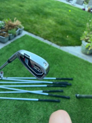 Left Handed Wilson Steel Irons Set SW - 5 Iron + Slazenger 3 Iron