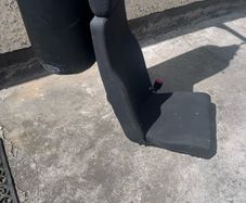 van camper van seats 2 x with brackets iso fix