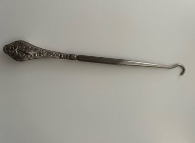 Victorian button hook silver handle