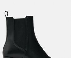 Leather ankle boots