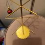Gold contempory christmas tree &sample baubles Image 2
