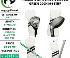 Titleist GT2 Hybrid / #4 21 Degree / Accra GX Green 200H M4 Stiff