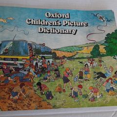 vintage Oxford children's picture dictionary