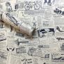 Decorative Wallpaper Self-Adhesive Wallpaper Retro Style Printed Stick Paper Easy to Apply Peel and Stick Wallpaper MULTIPLE SIZES AVAILABLE (FREE SHIPPING) Image 2