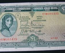 Ireland war code Lady Lavery banknote