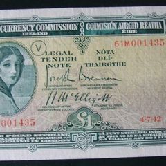 Ireland war code Lady Lavery banknote