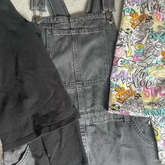 Girls dungaree dress, age 11