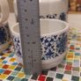 Fabulous Vintage Arklow Pottery Coffee Pot, Pot Warmer Stand, Milk Jug and Sugar Bowl in the Stunning "Larne" Pattern, Cobalt Blue Colourway Image 10