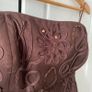 Monsoon brown bandeau tulle dress with embroidery + beading detail and matching bolero Image 8