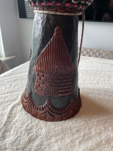 Hand Carved Authentic African Djembe