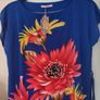 BNWT Elissa royal blue floral knee-length dress size UK16 EU44 Postage included Image 5