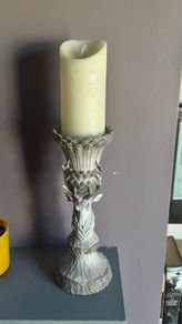 Stag candle holder and electric candle