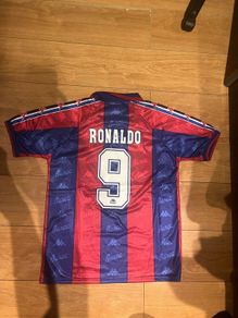 barcelona ronaldo retro jersey