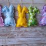 Handmade Easter Bunting / Hanging decorative bunnies Image 7