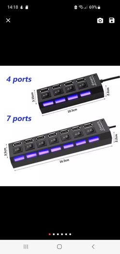 4 and 7 Port Adapters