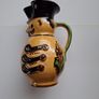 1970's Pottery hand painted Bicentennial wine Toby jug 16oz Hungary Image 2