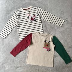 2x next christmas t-shirt set