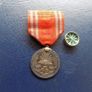 Japanese Red Cross Silver Service Medal.Old dark tone. Image 5