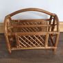 Bamboo Cane vintage 70s Magazine rack Image 2